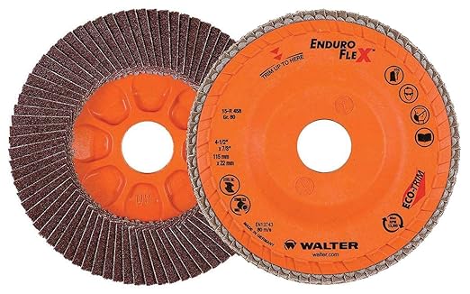 Picture of Walter Abrasive 4 1/2 X 5/8-11 12 Grit Enduro Flex Flap Disc Flap
